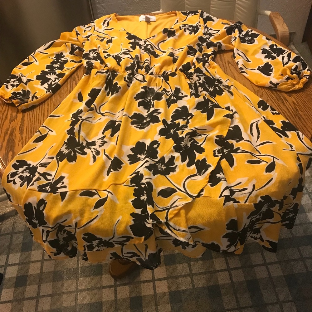 Beauticurve X Kane Bryant Romantic floral dress